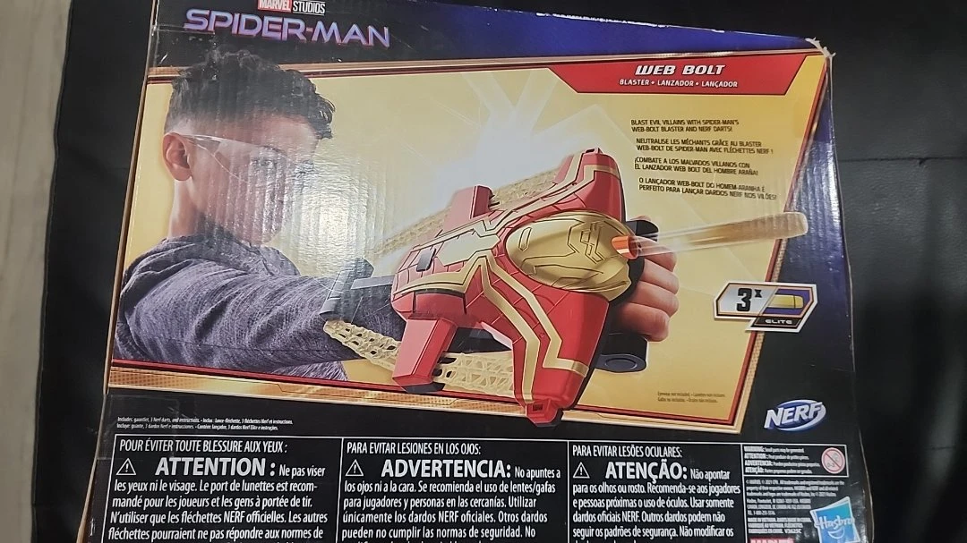 NEW - Marvel Spiderman Nerf Web Bolt Blaster - photo 4