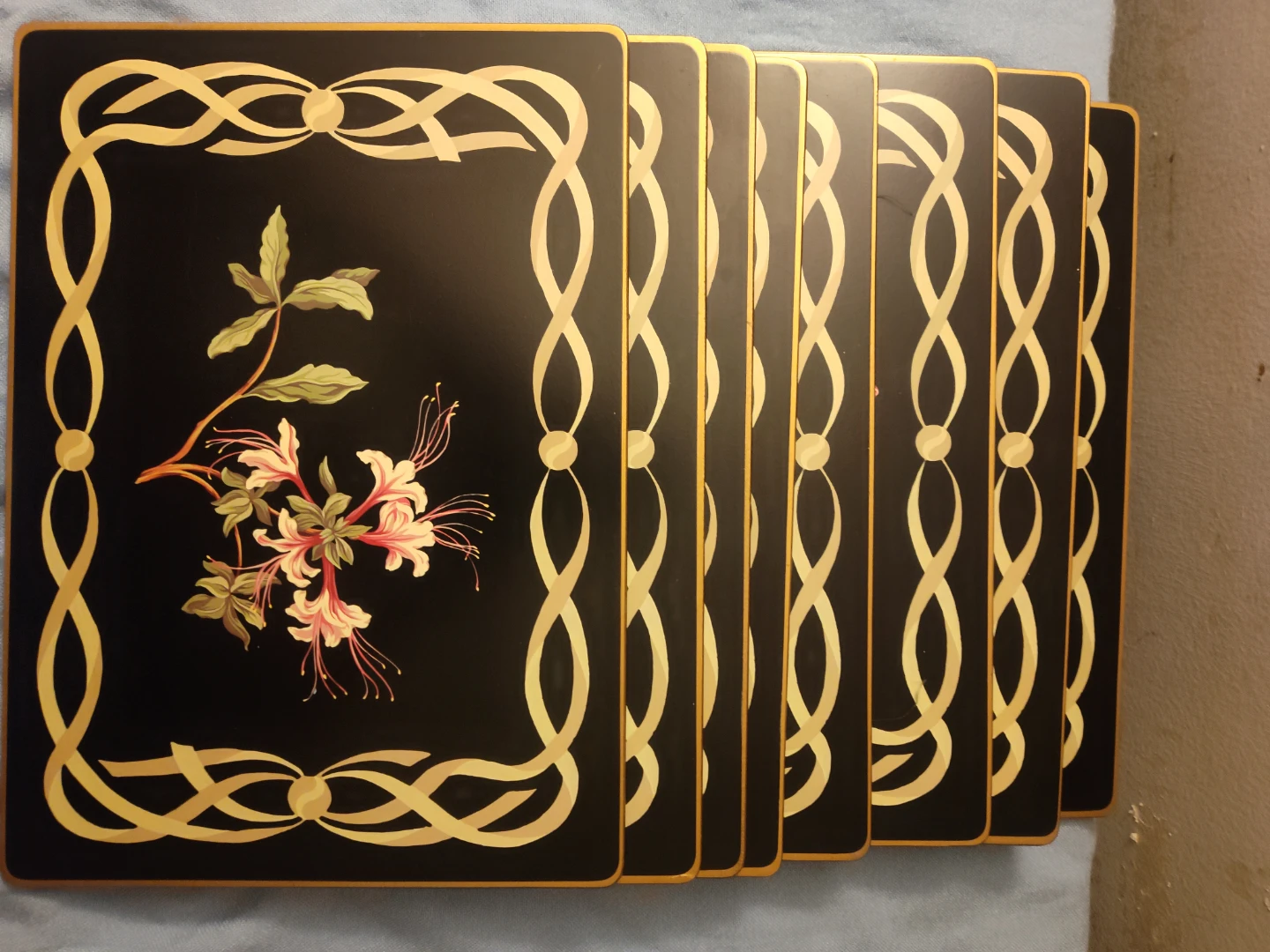 Set of 8 Decorative Placemats  by Tiffany & Co.
