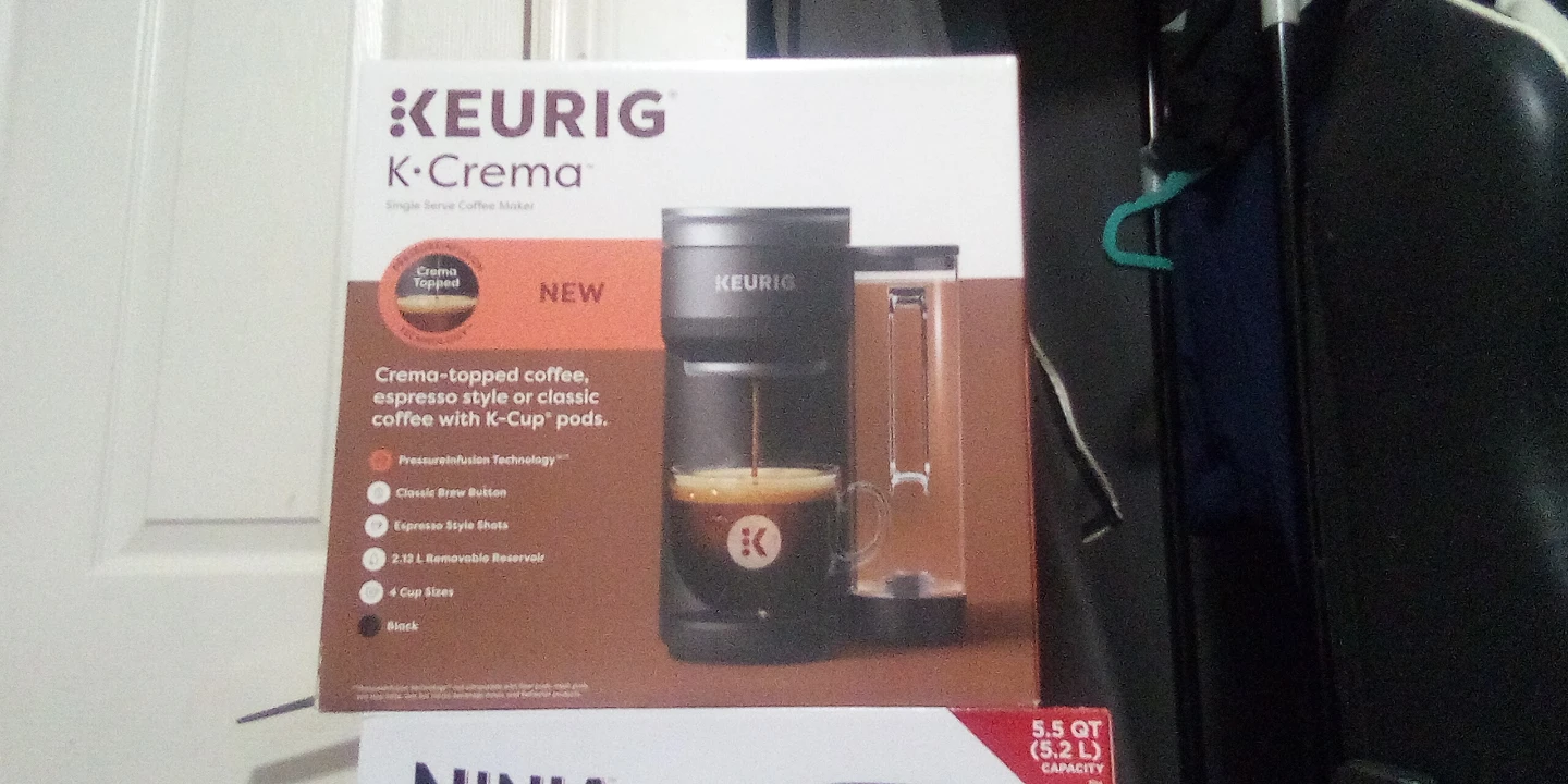 Keurig K-Crema Single Serve Coffee Maker - Brandnew Never Opened