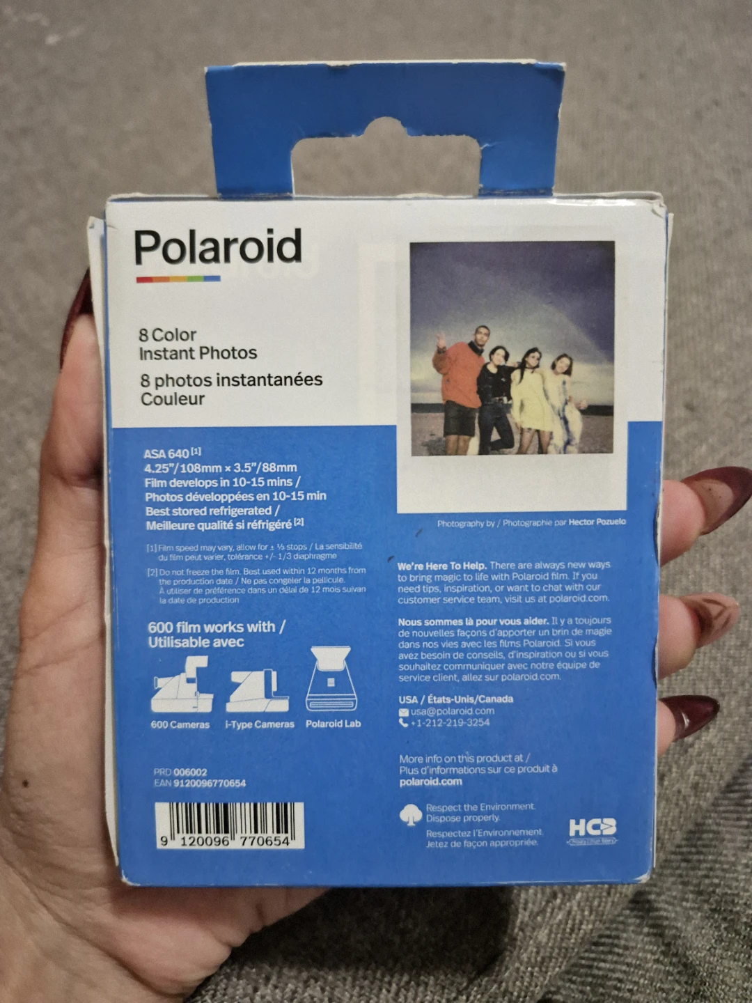 Polaroid Color 600 Film - 8 Instant Photos - photo 2