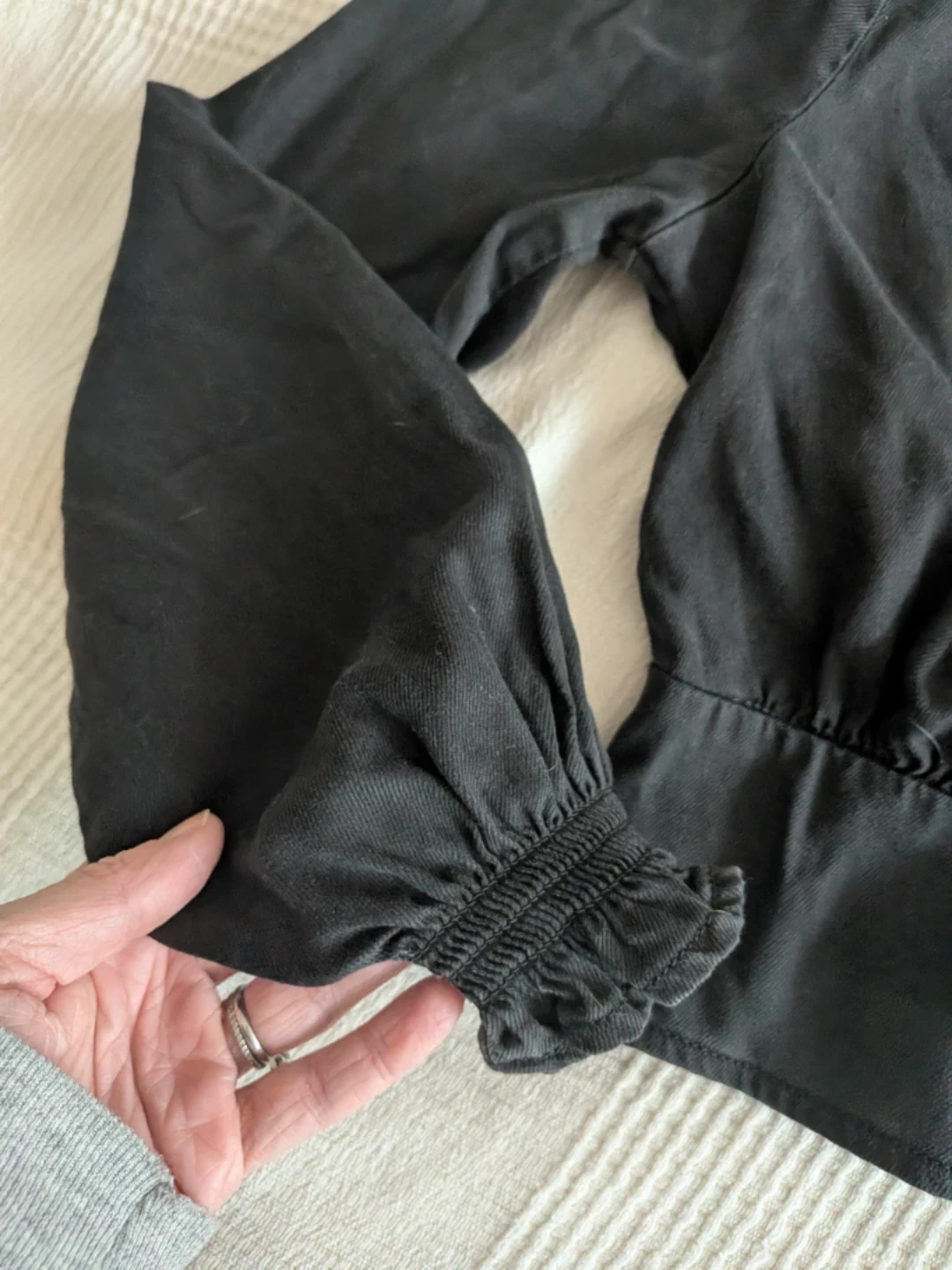 Levi's Black Blouse with Buttons - photo 4