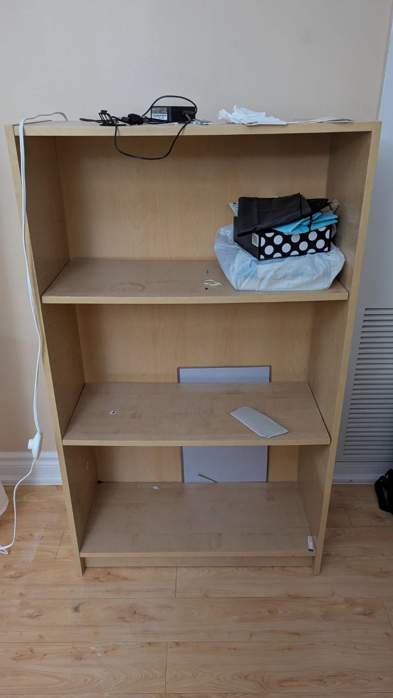 Ikea Maple Finish Bookshelf