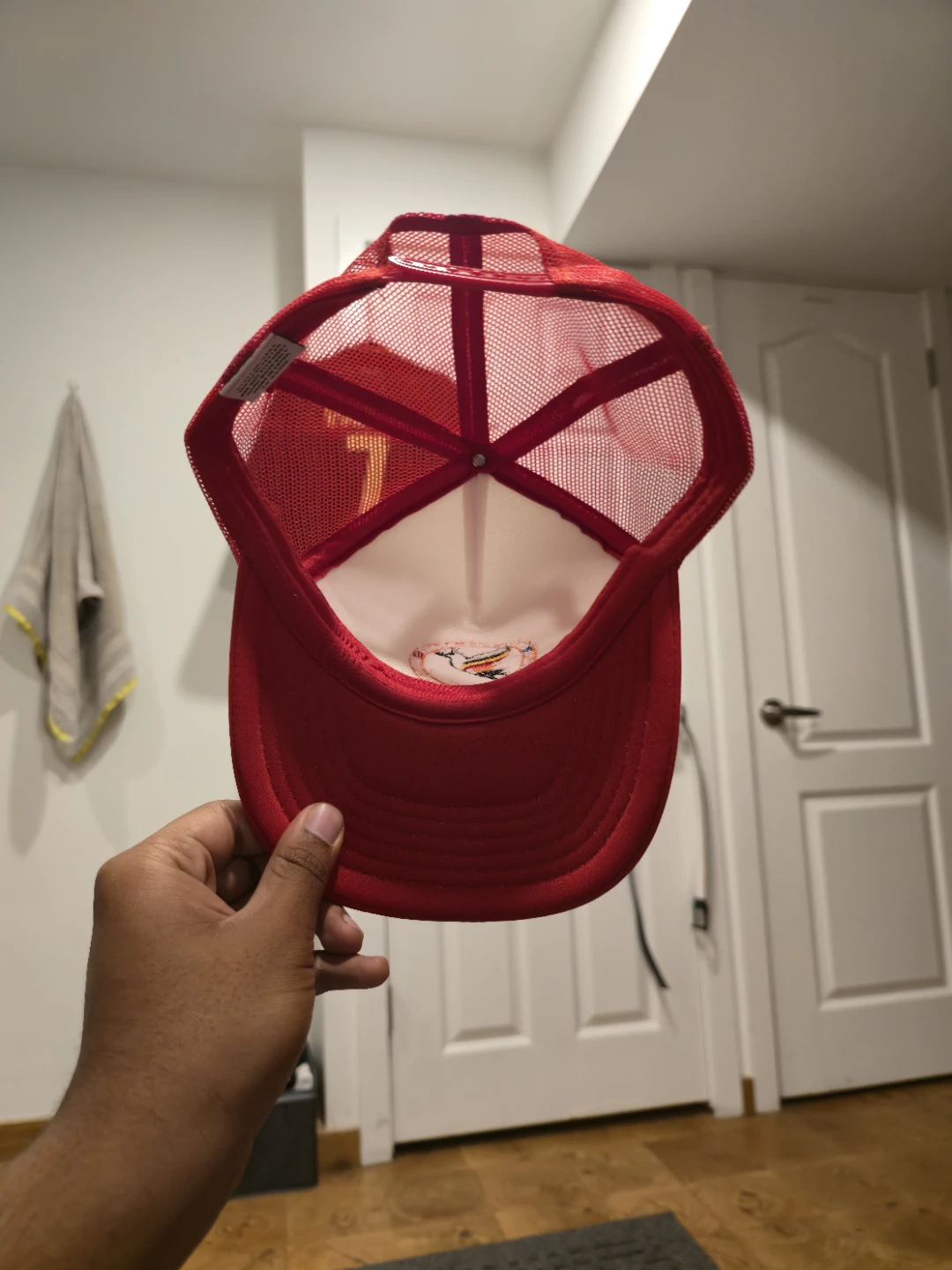 Red and White Trucker Hat - Walk for Peace - photo 4