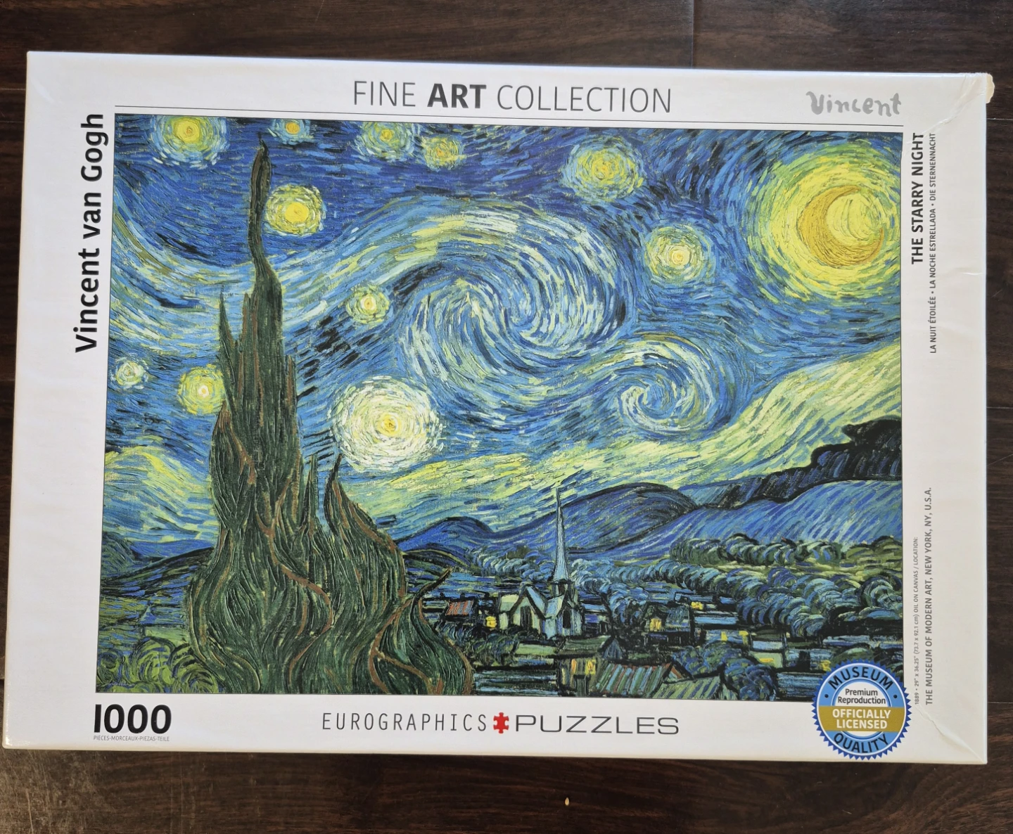 Eurographics Vincent van Gogh The Starry Night 1000 Piece Puzzle