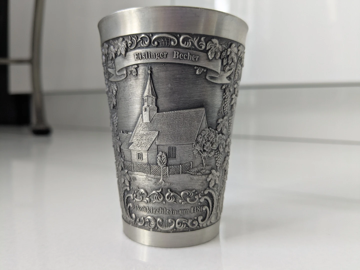 2 Pewter Cups