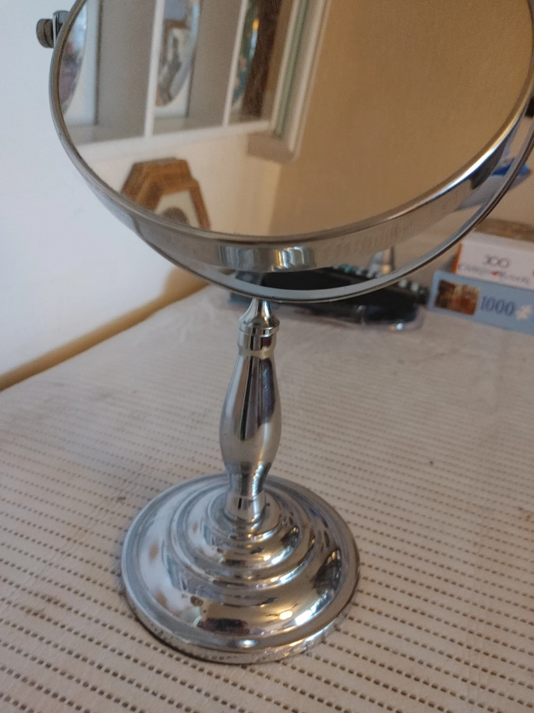 Silver Tabletop Mirror - photo 2
