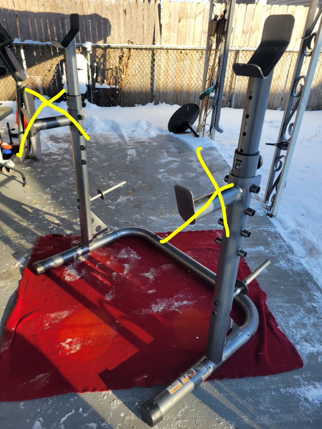 WEIDER SQUAT RACK - photo 3