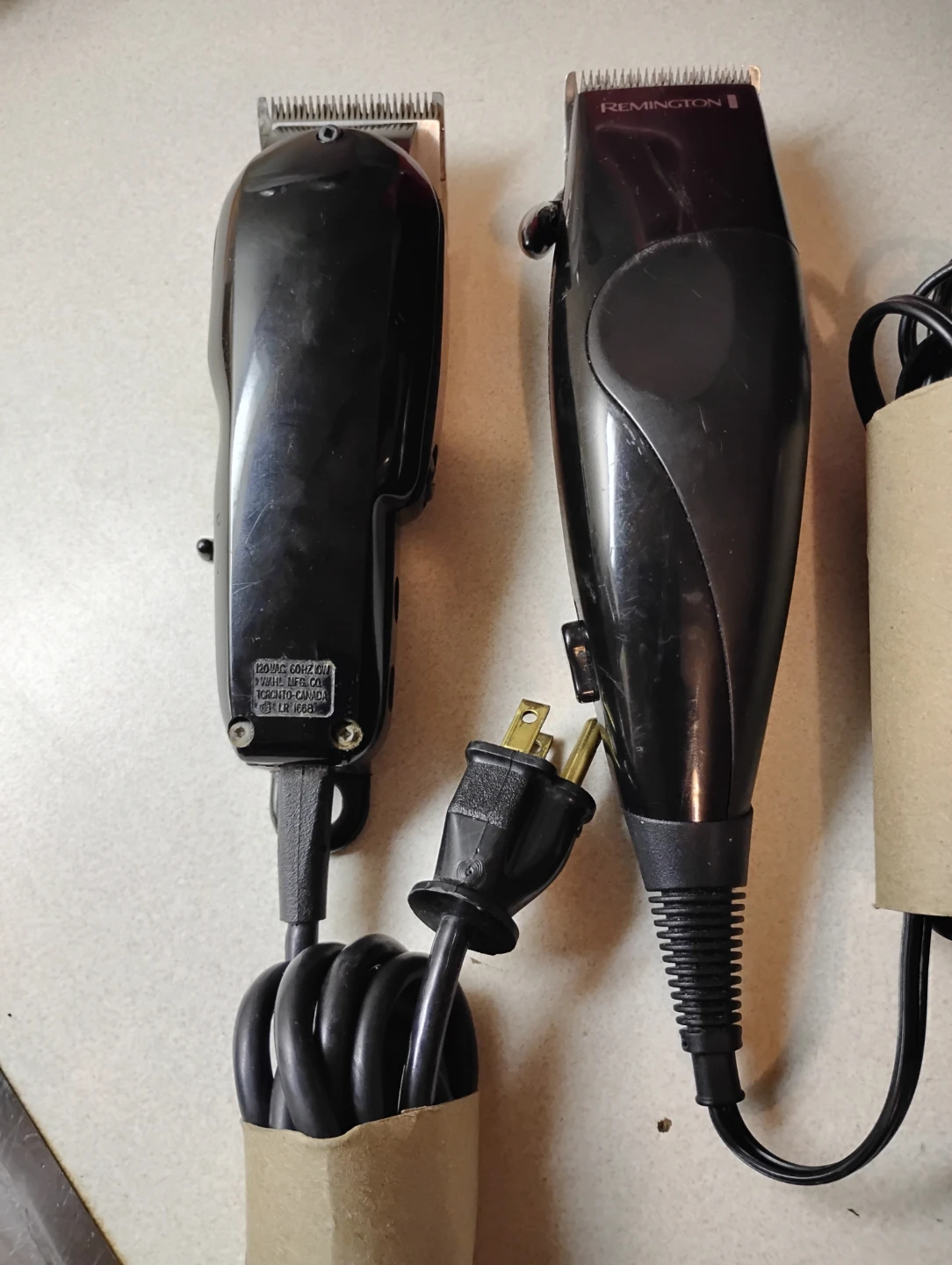 Remington and Wahl Hair Clippers