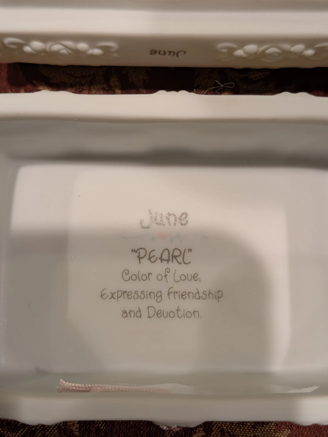 Vintage Precious Moments June Pearl Hopechest - photo 5