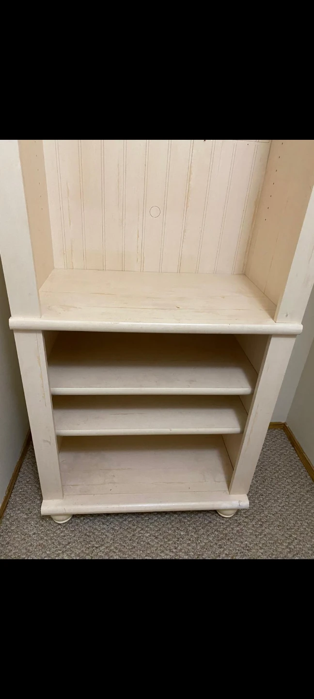 Soild wood bookshelf with shelves - photo 2