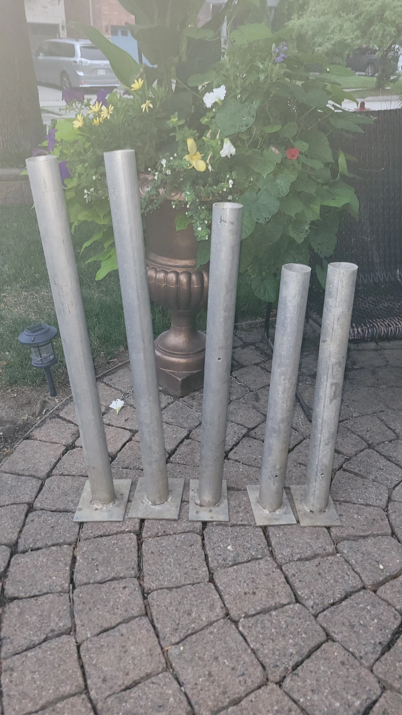 Set of 5 STURDY Aluminum Poles - photo 2