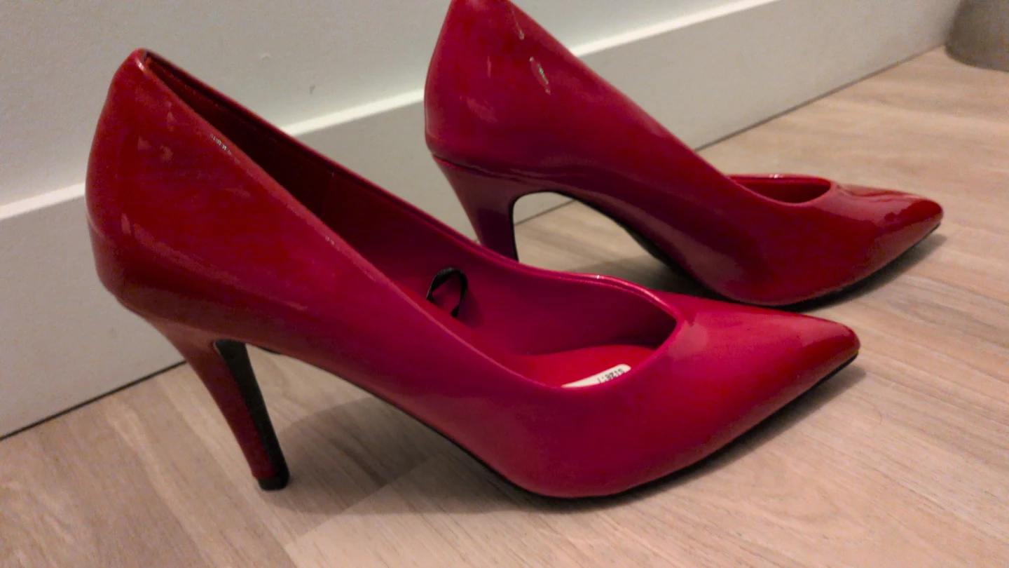 Red Patent Leather Heels
