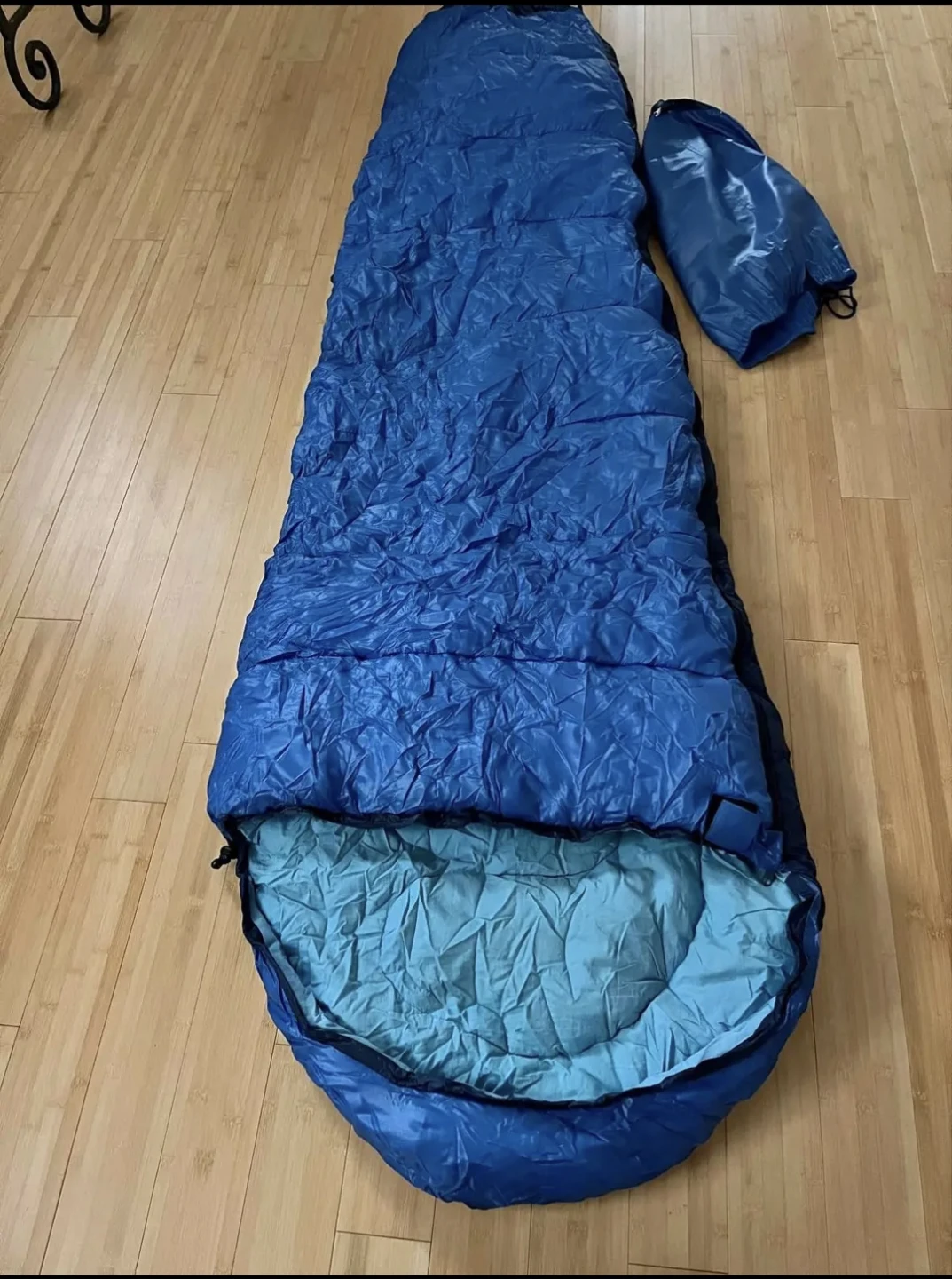 Blue Sleeping Bag with Stuff Sack - photo 2
