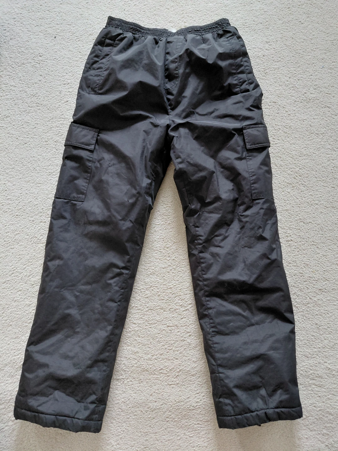 Black Cargo snow  Pants Size 18