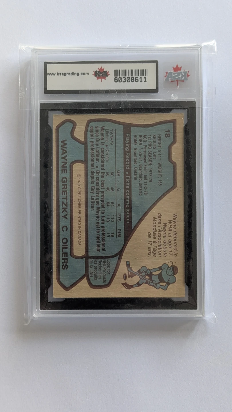 1979-80 Wayne Gretzky Rookie Card KSA 5 - photo 2