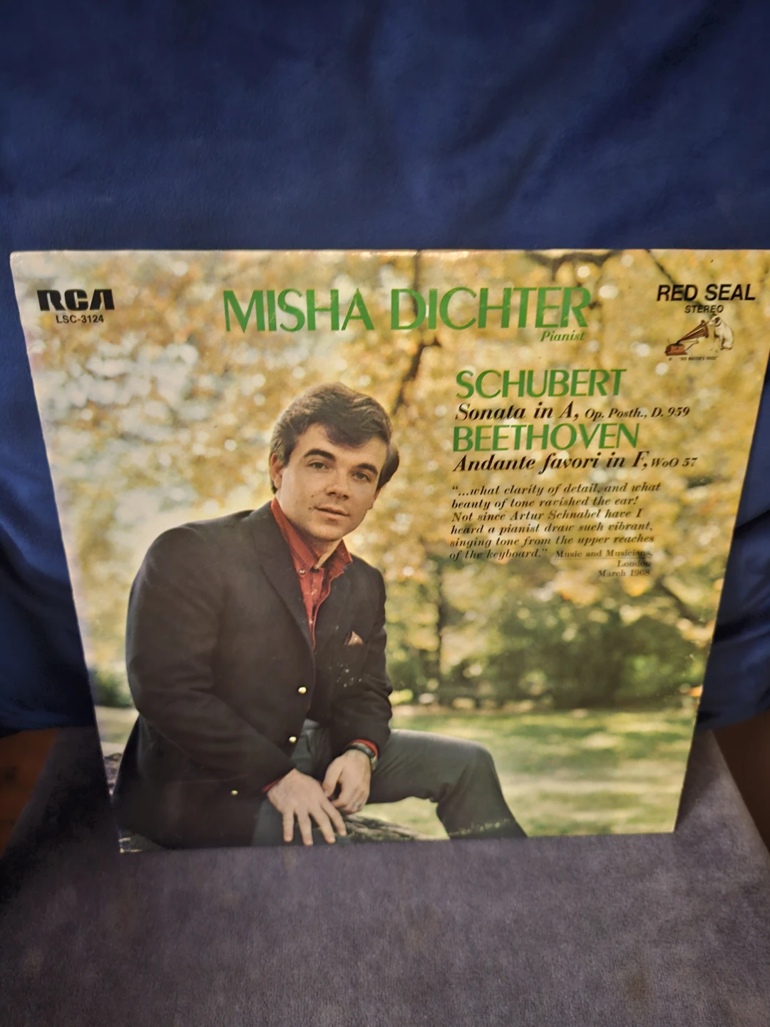 RCA Red Seal Schubert Beethoven Sonata LP Record