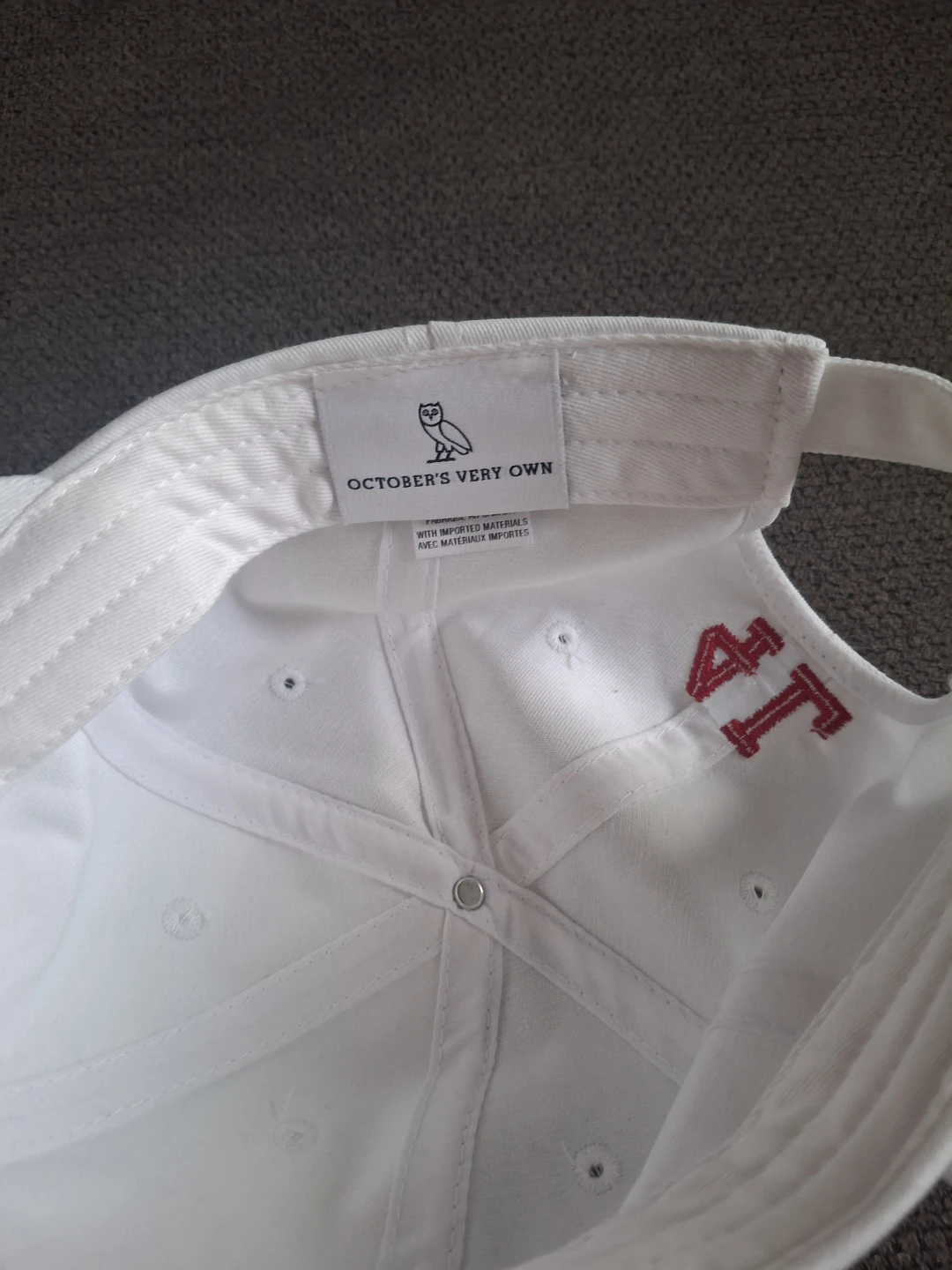 October's Very Own (OVO) White Baseball Cap - photo 3