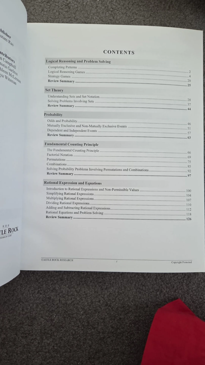 Class Notes Mathematics 30-2 Castle Rock - photo 3