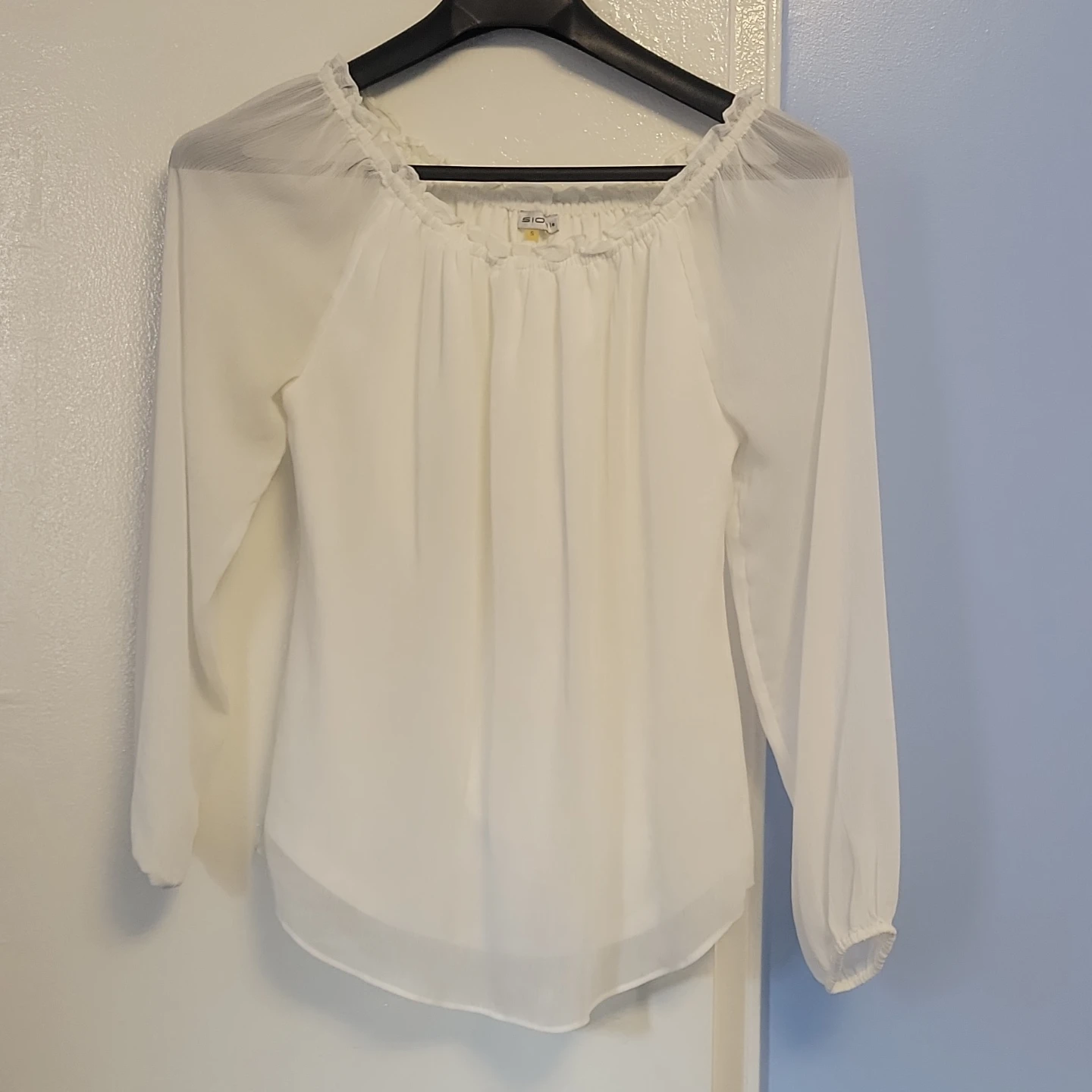 Sioni White Blouse Size S