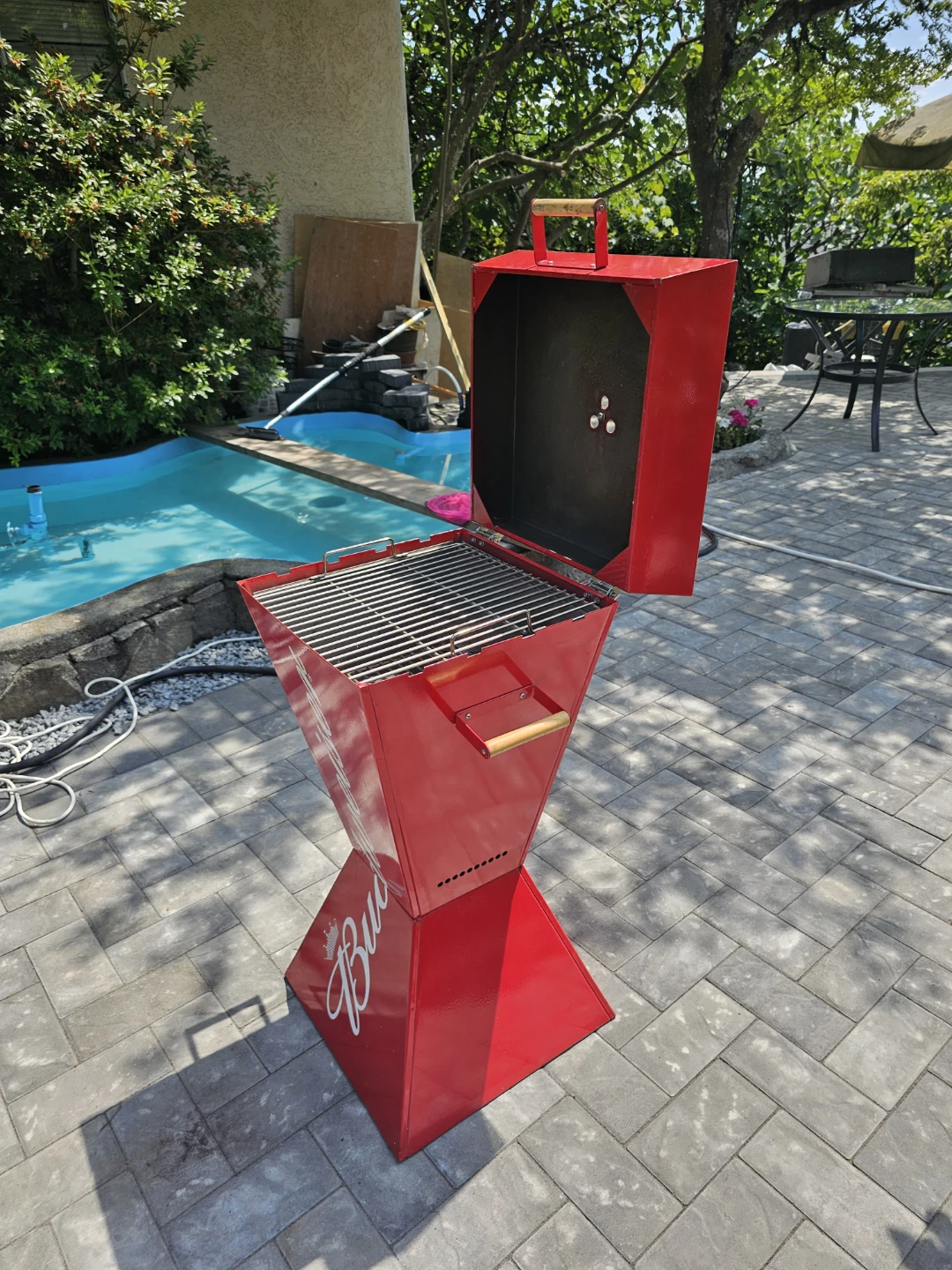Budweiser Red Barbecue Grill - photo 2