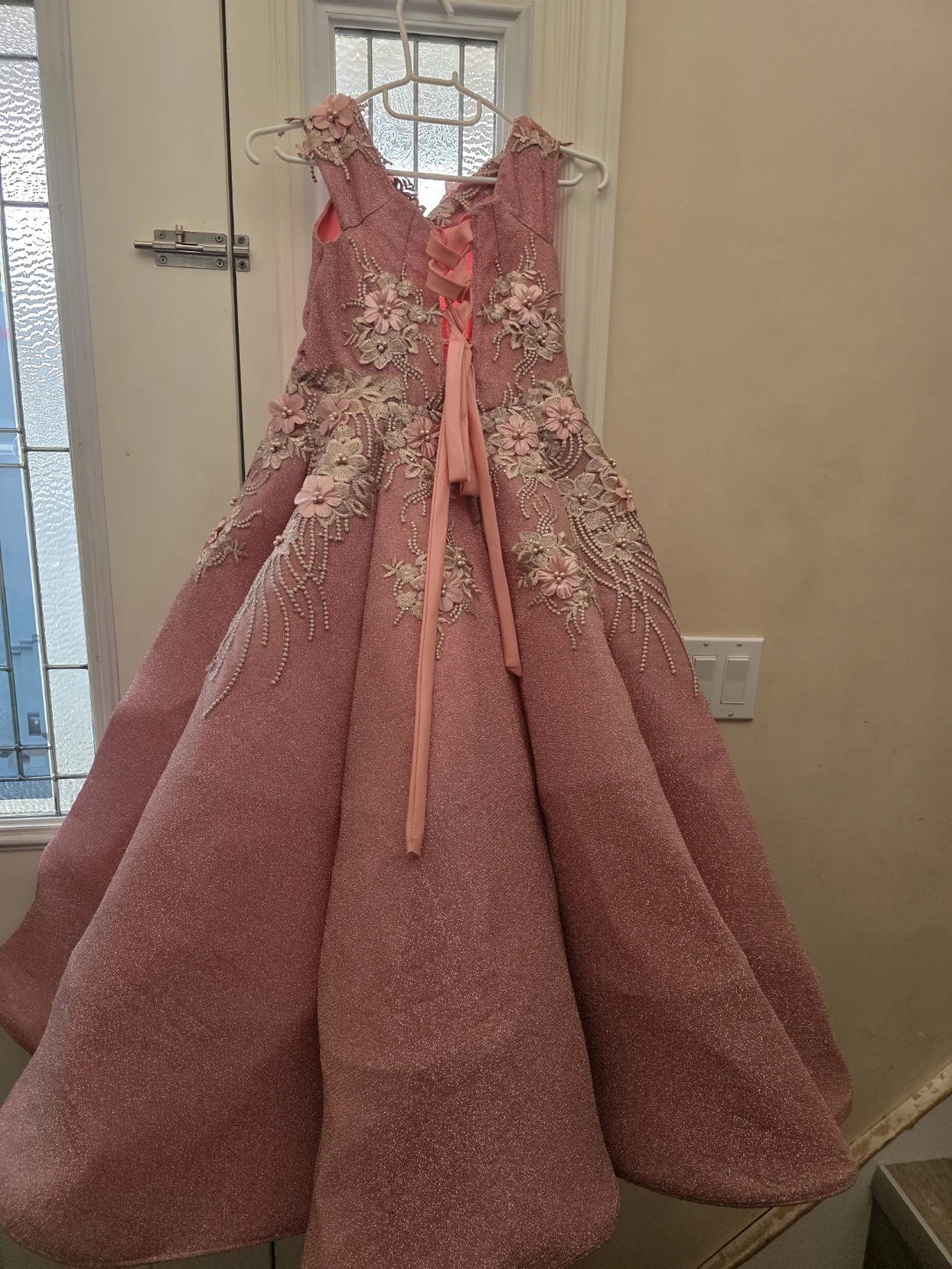 Pink Sequin Girl Gown - photo 2