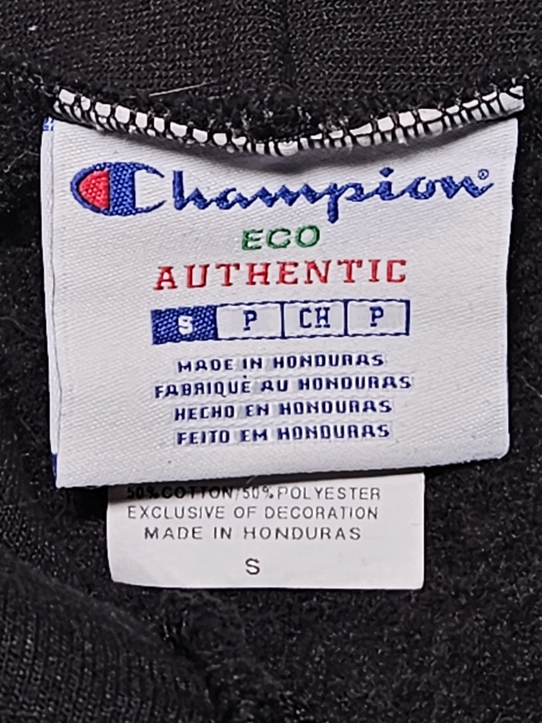 Champion Eco Authentic Black Full Zip Hoodie - photo 2