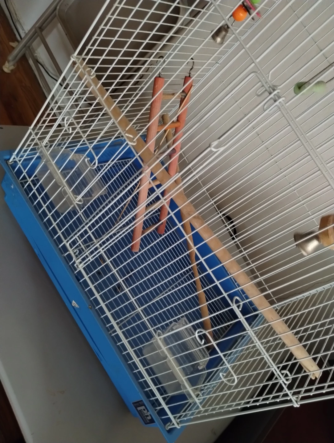 Small Bird Cage with Toys - photo 2