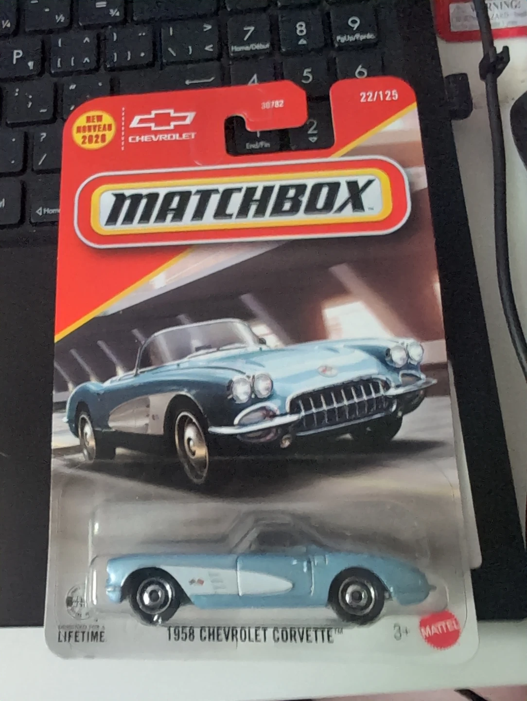 Matchbox 1958 Chevrolet Corvette Toy Car