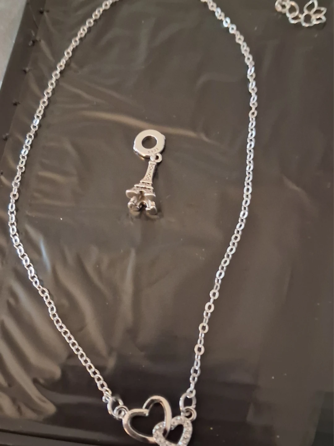 Eiffel Tower charm and Necklace - photo 2
