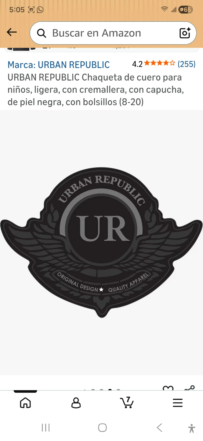 Urban Republic Boys Faux Leather Jacket with Hood Black - photo 3
