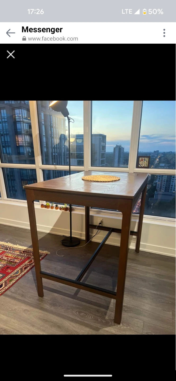 Ikea Bar-Height Dining Table - photo 2