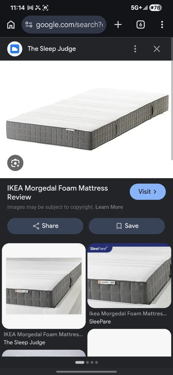 IKEA SLÄKT Twin Bed Frame w/ MORGEDAL  Mattress (Urgent Selling) - photo 4