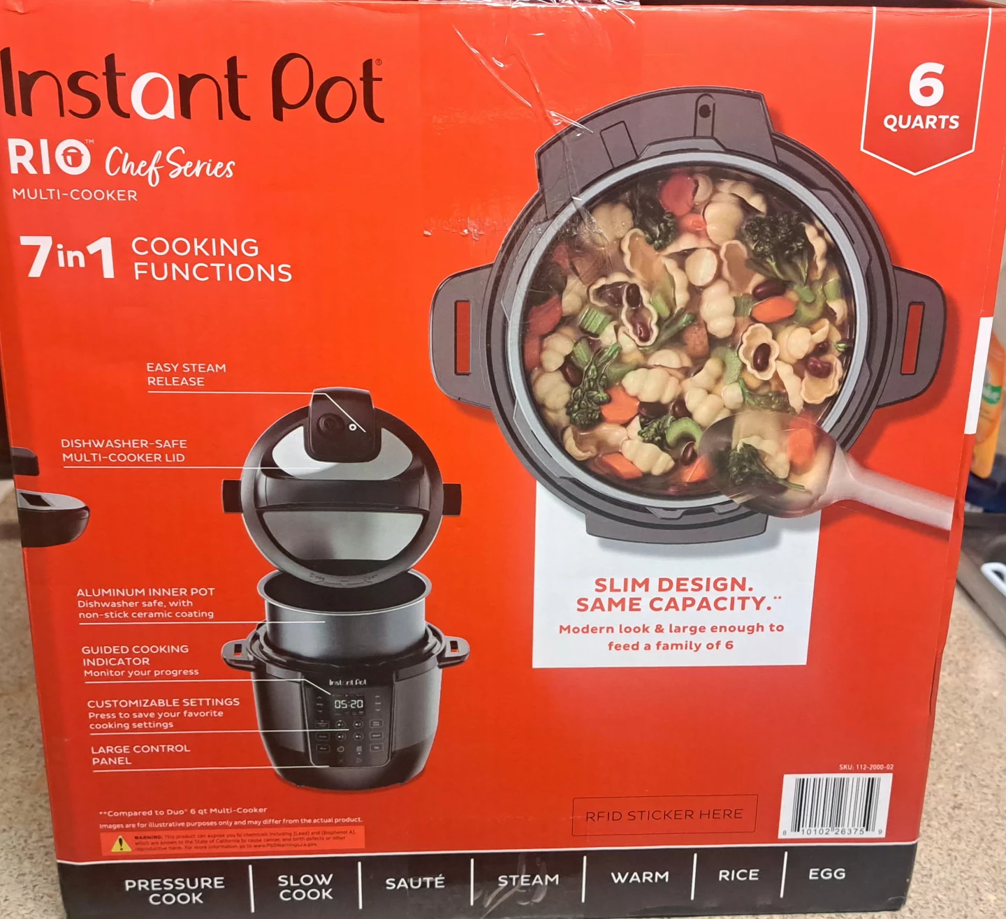 New Instant Pot RIO 7-in-1 Multi-Cooker - photo 2