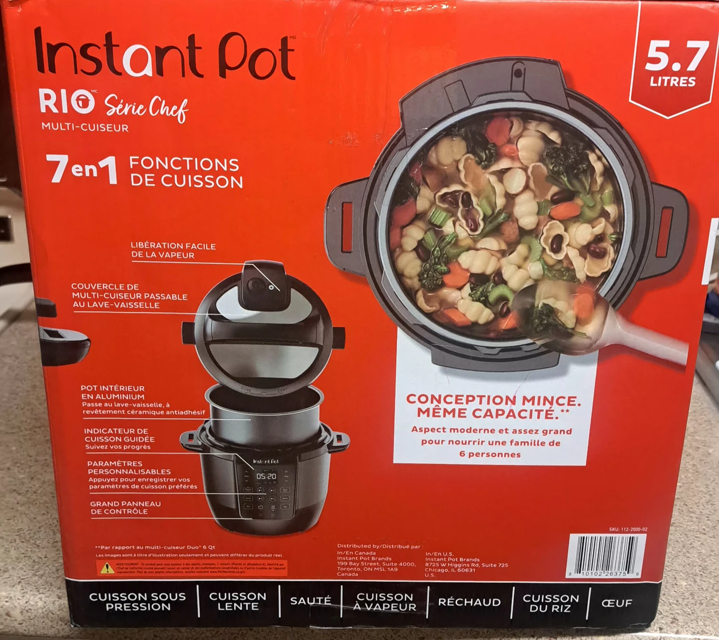 New Instant Pot RIO 7-in-1 Multi-Cooker - photo 3