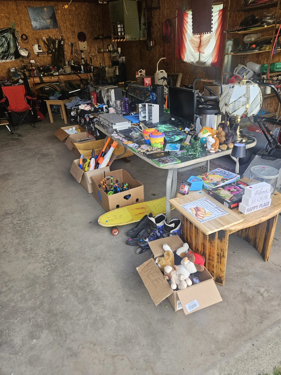 Last day of Garage sale today until 7pm