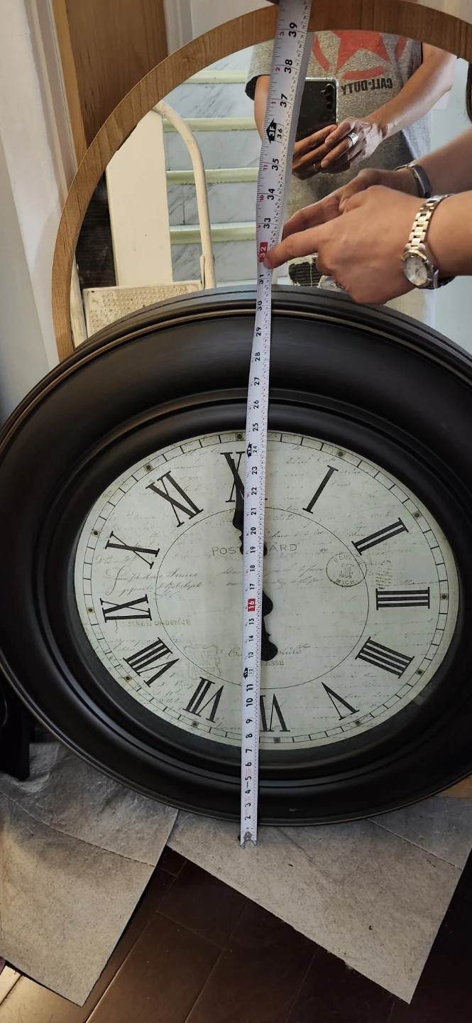 Large Roman Numeral Wall Clock