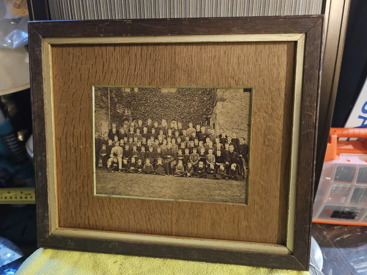 Framed Vintage Group Photograph - photo 2