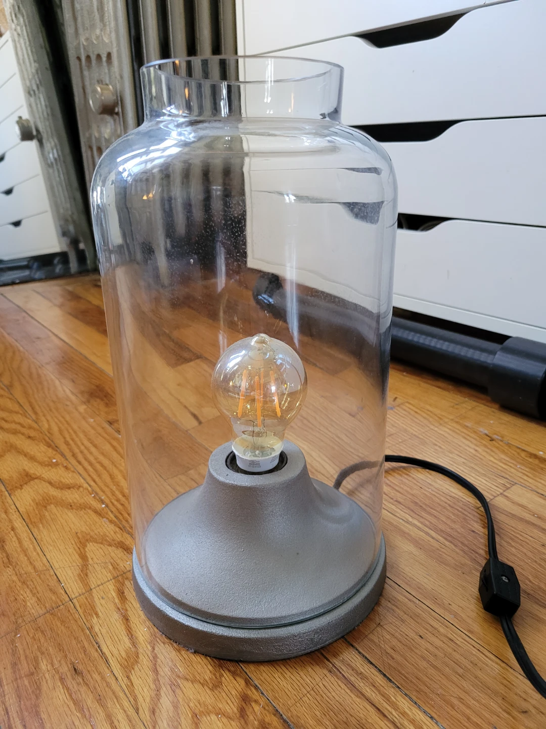 CB2 Glass Bell Jar Lamp - photo 5