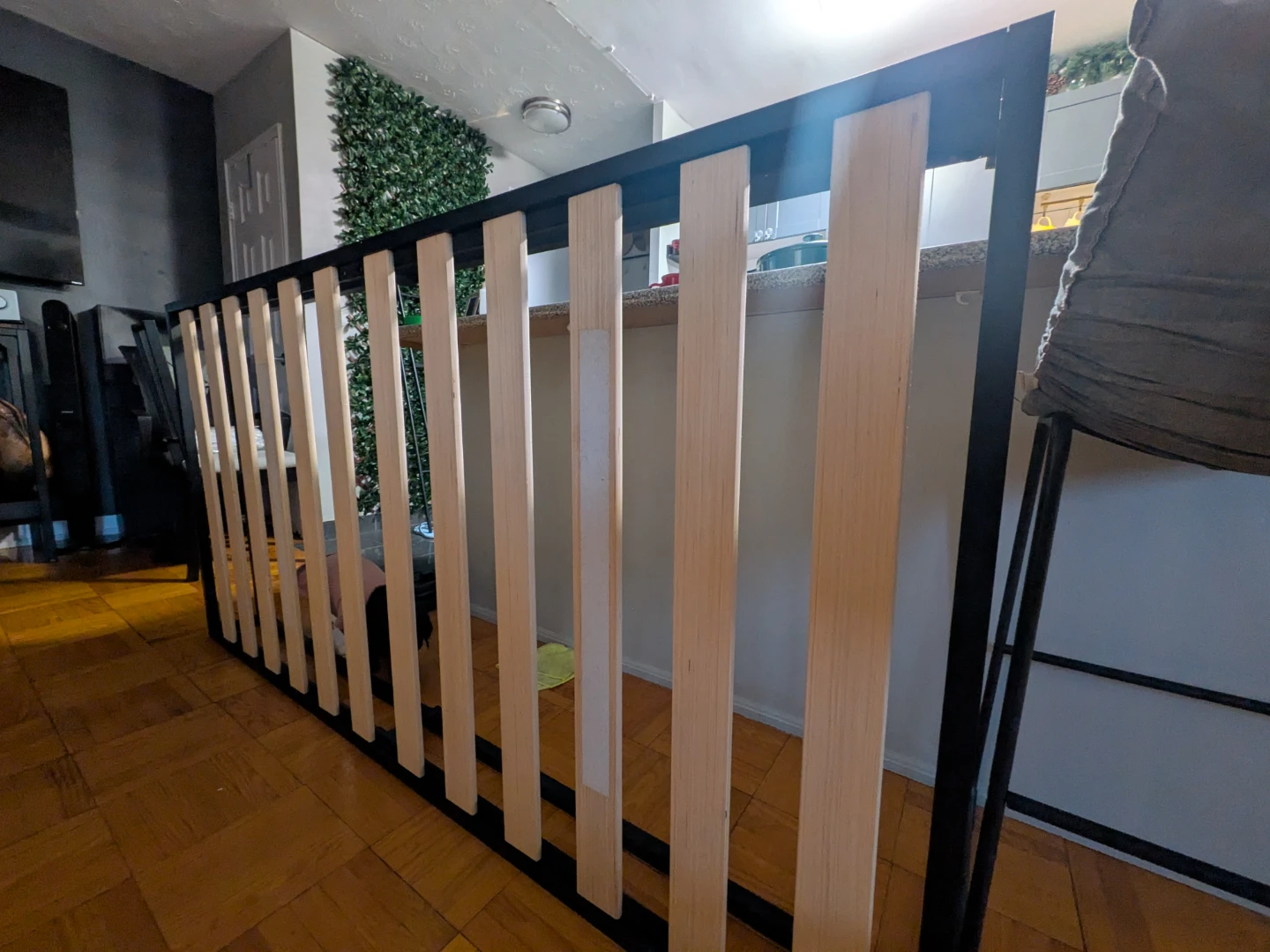Metal Bed Frame with Wooden Slats - photo 2