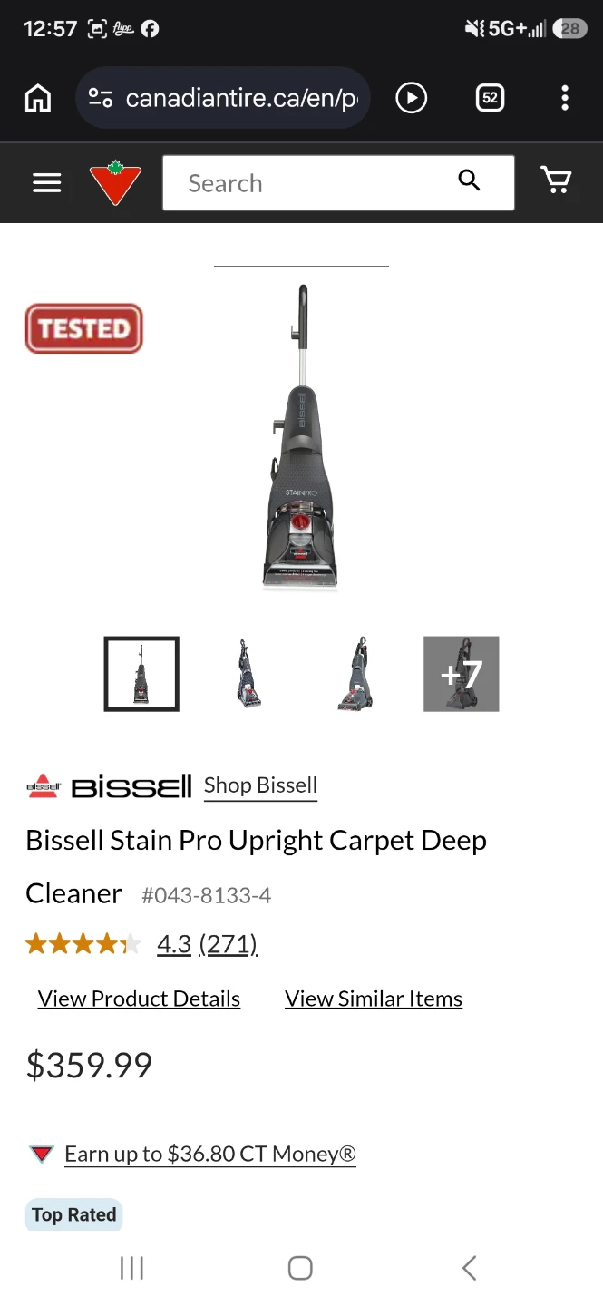 Bissell Stain Pro Upright Carpet and upholstery Cleaner - photo 4