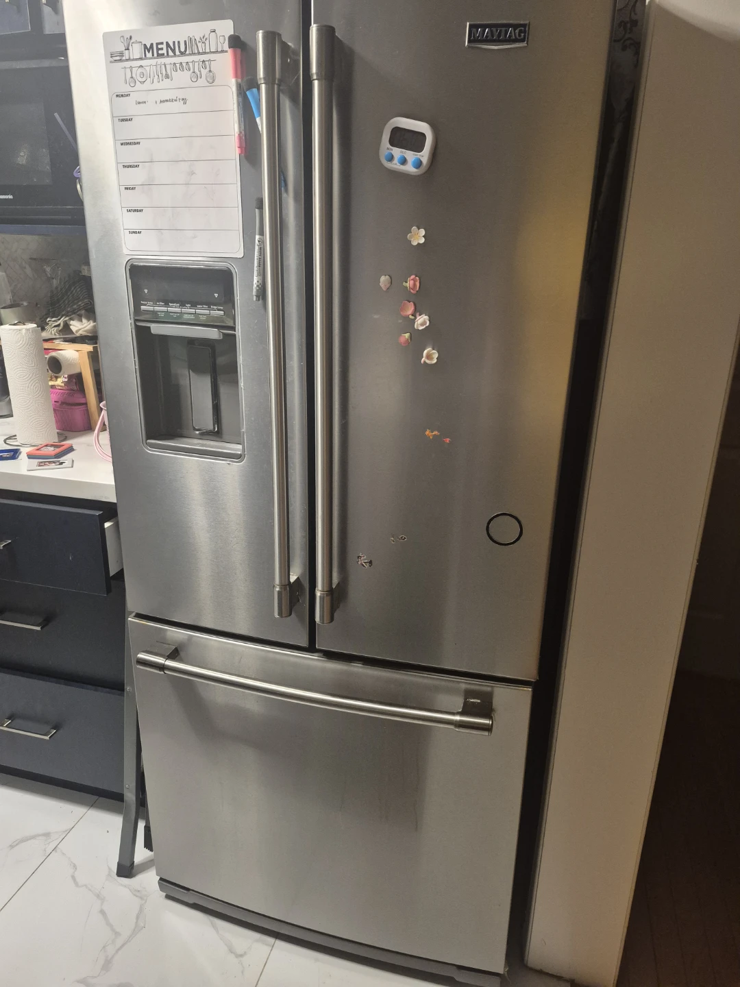 Maytag Stainless Steel Refrigerator - photo 2