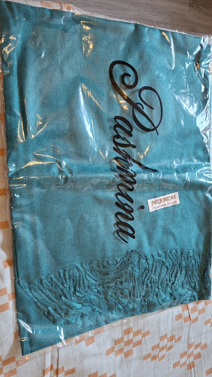 New Teal Pashmina Scarf