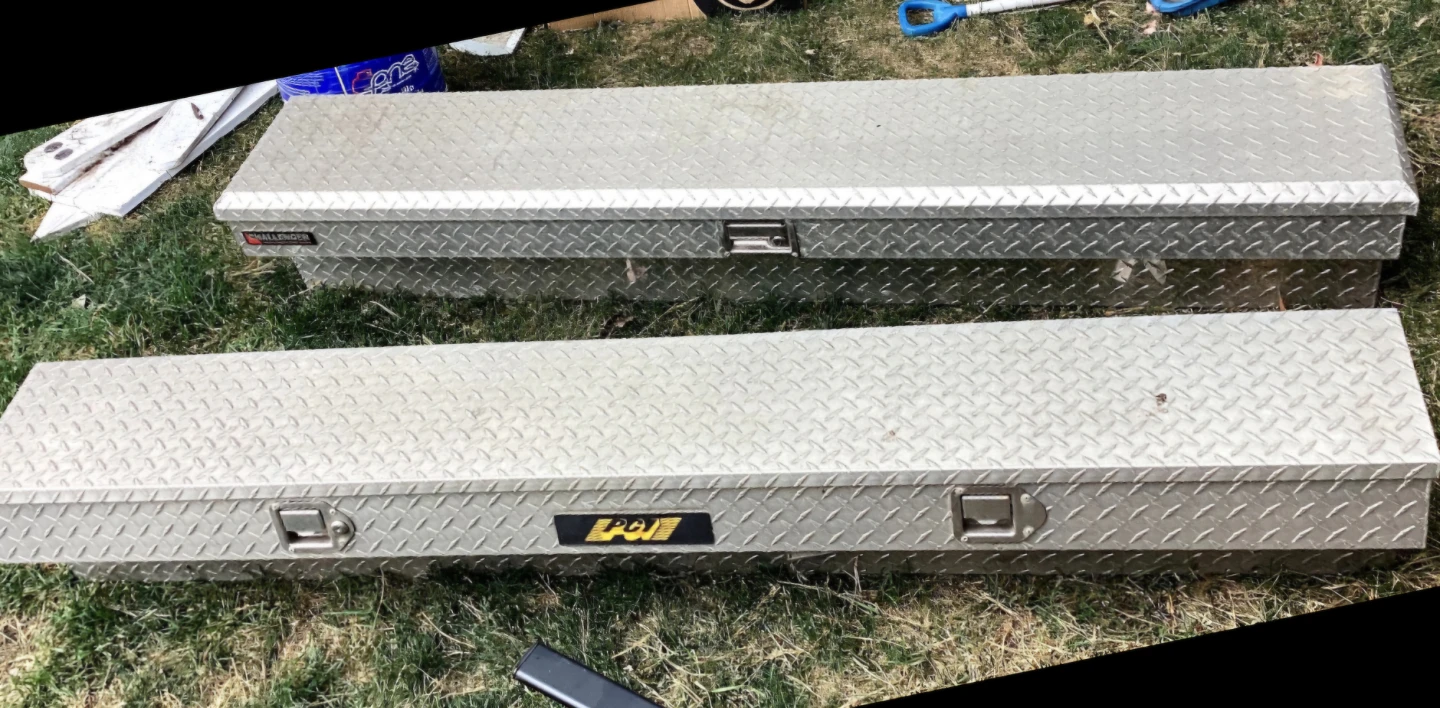 Challenger and PCI Aluminum Diamond Plate Tool Boxes