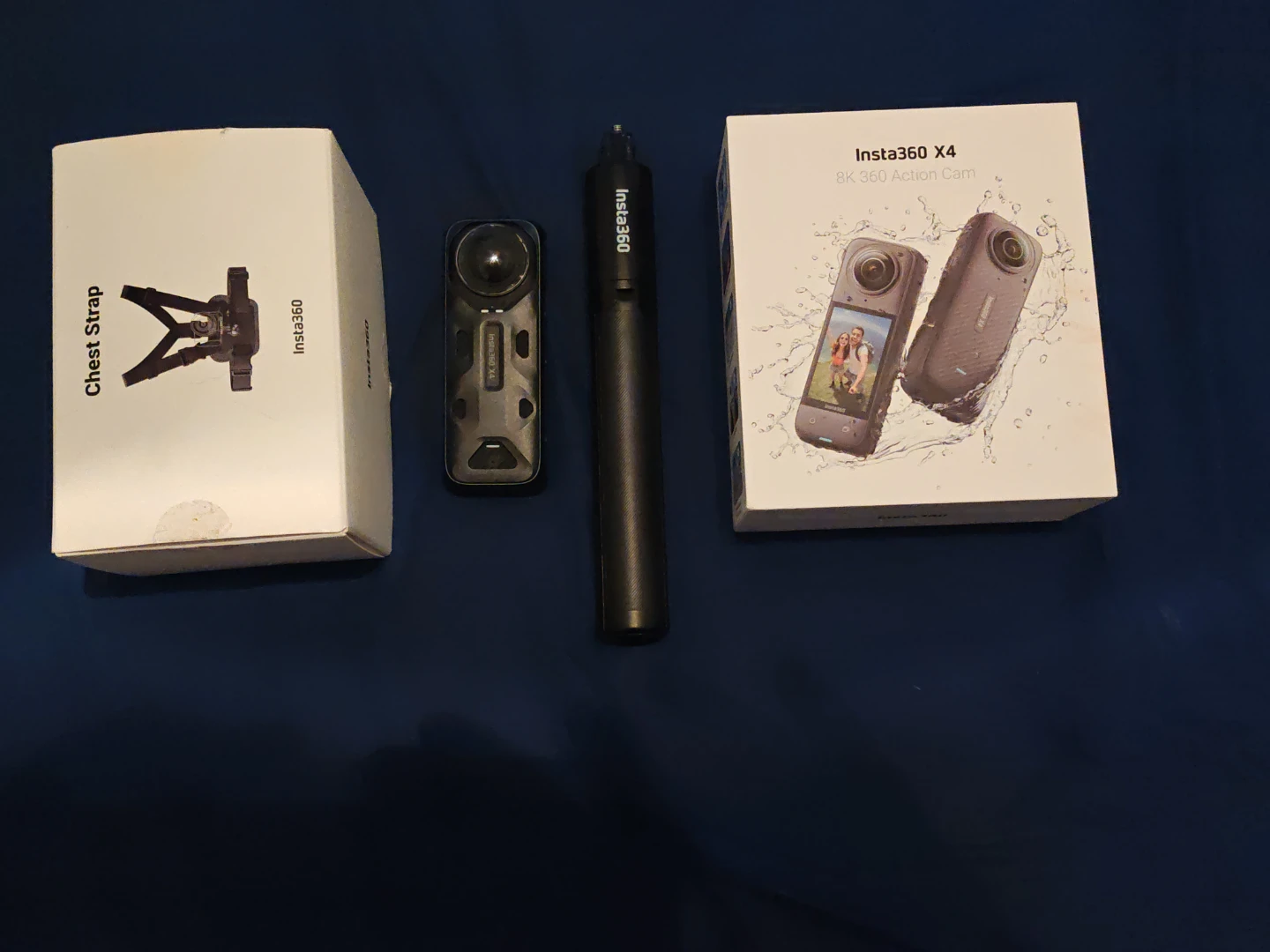 Insta360 X4 8K Action Cam with Chest Strap Mount