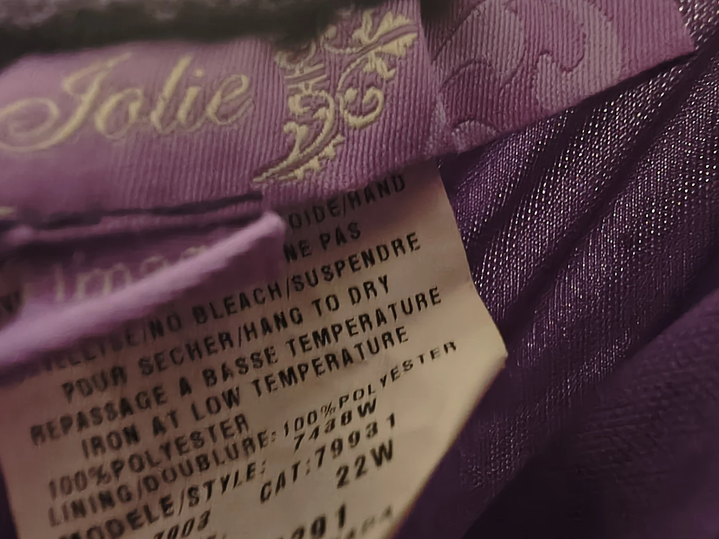 Jolie Purple Sparkle Dress - photo 5