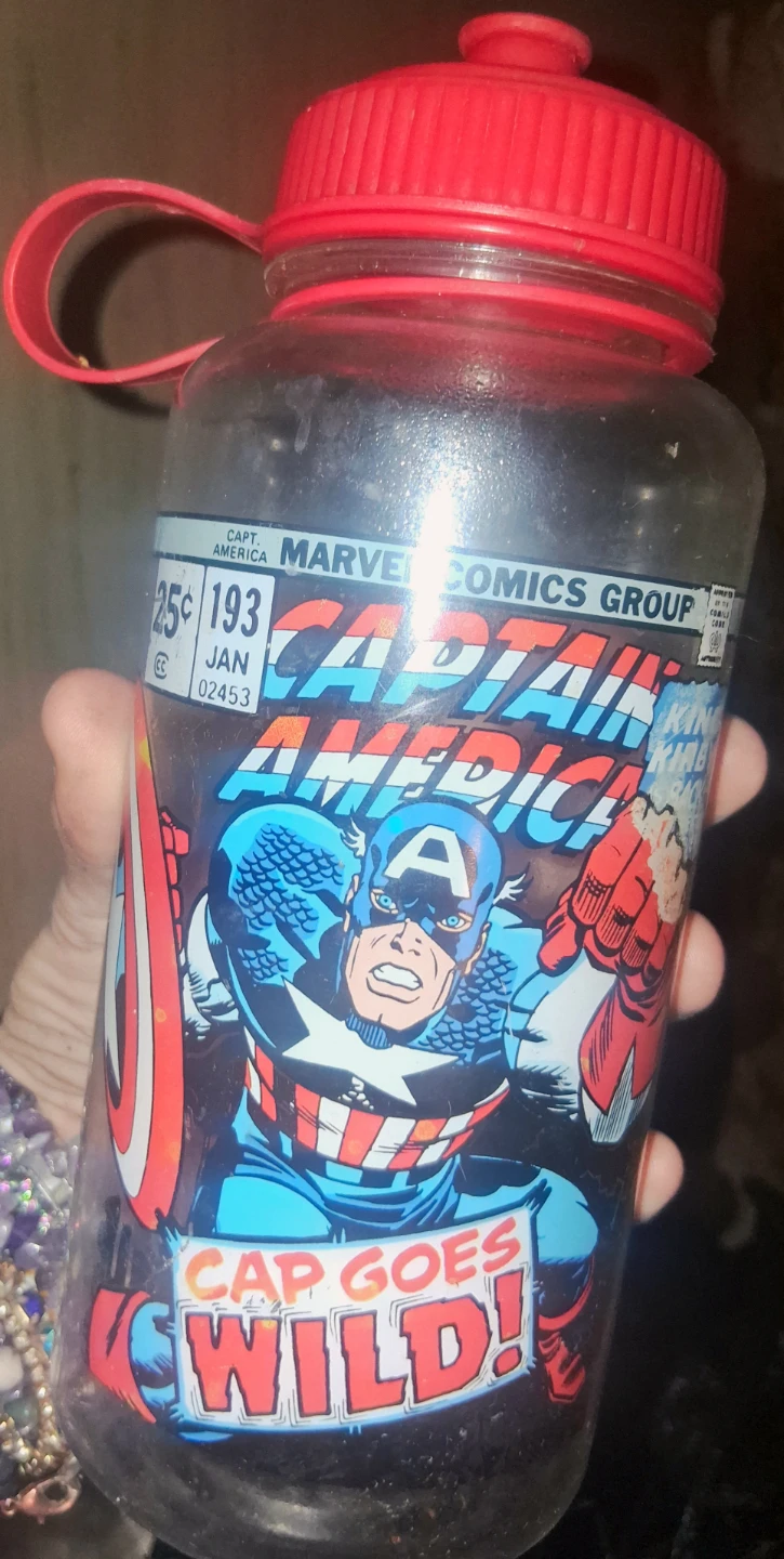Captain America "Cap Goes Wild!" Water Bottle