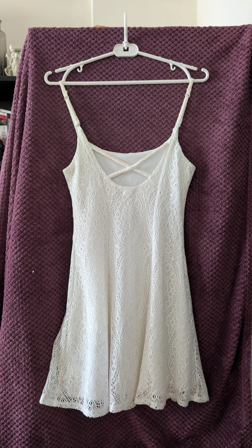 White spaghetti strap dress from Garage - photo 2