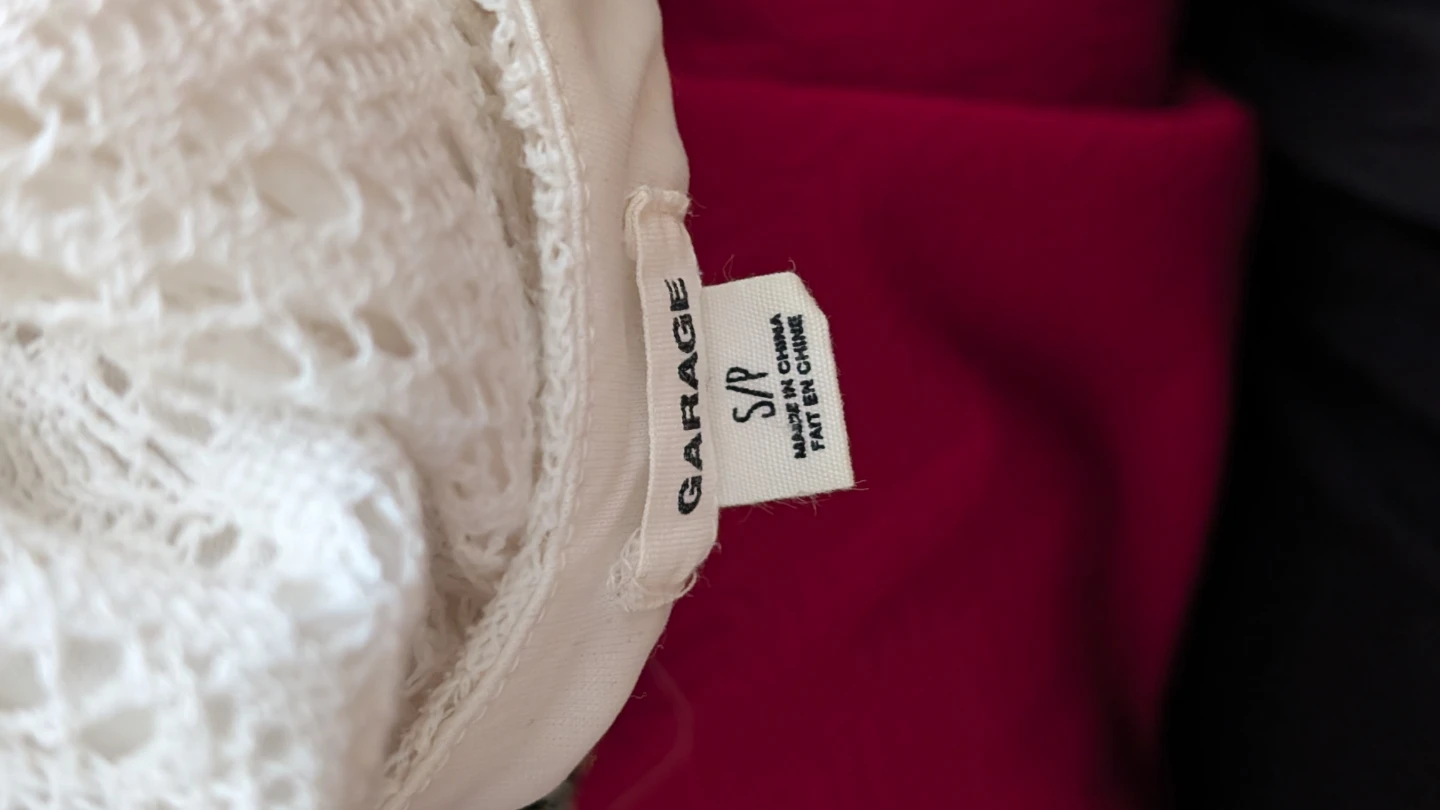 White spaghetti strap dress from Garage - photo 3