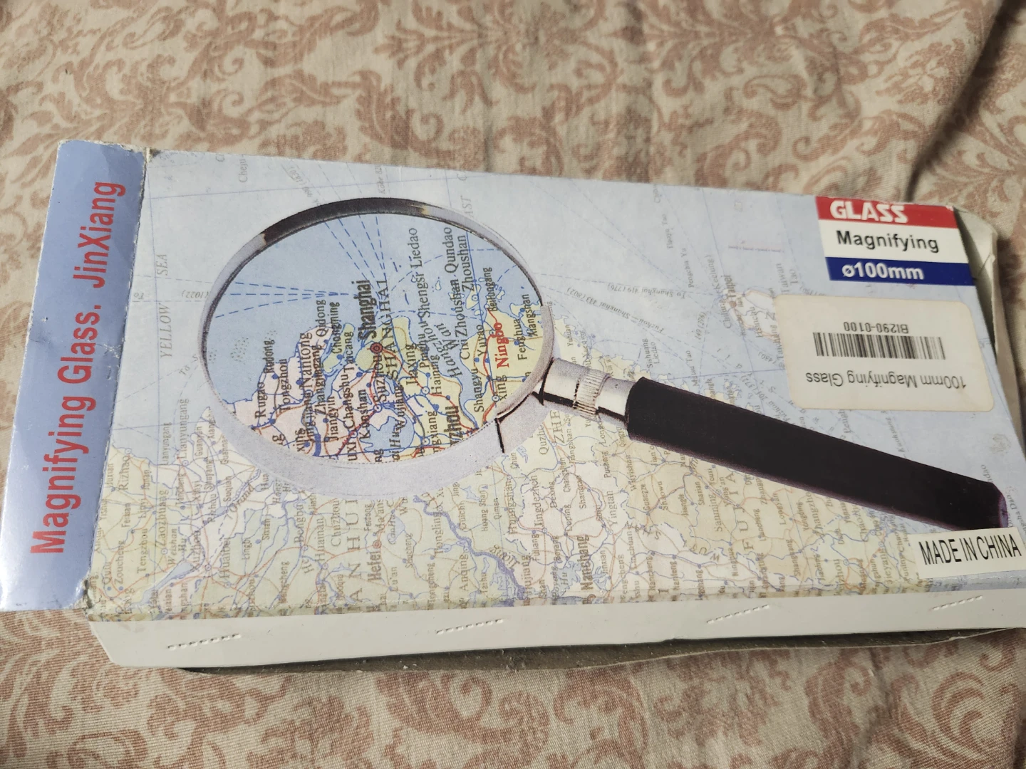 Magnifying Glass with Black Handle - large diameter - photo 2