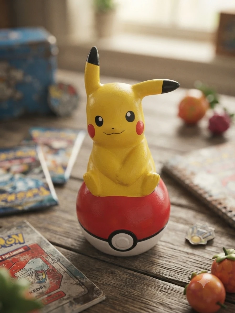 Pikachu Poké Ball Figurine coin bank